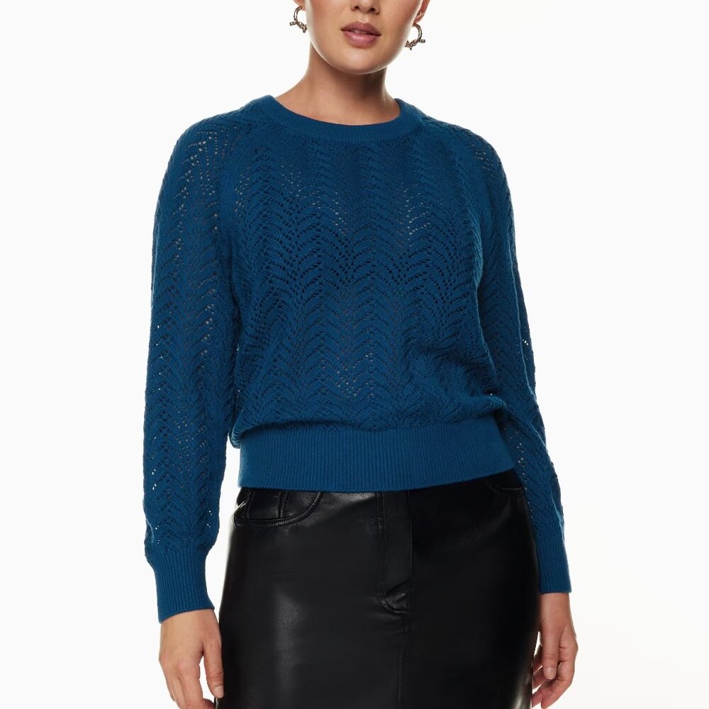 Wilfred Arbor Sweater Merino Wool Crew-neck Lightweight Women's Sweater Small